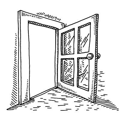 打开门画图片下载