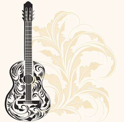 吉他设计图片下载