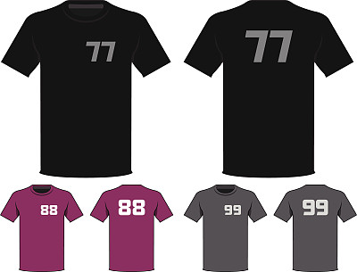 t恤模板图片下载