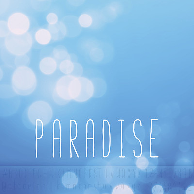 天堂股票矢量背景词蓝天文本字母表图片下载