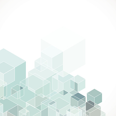 抽象蓝色六边形几何图案背景图片下载