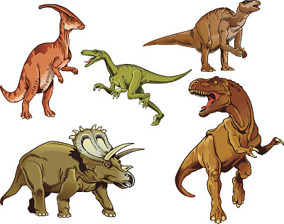 恐龙系列彩色图像图片下载