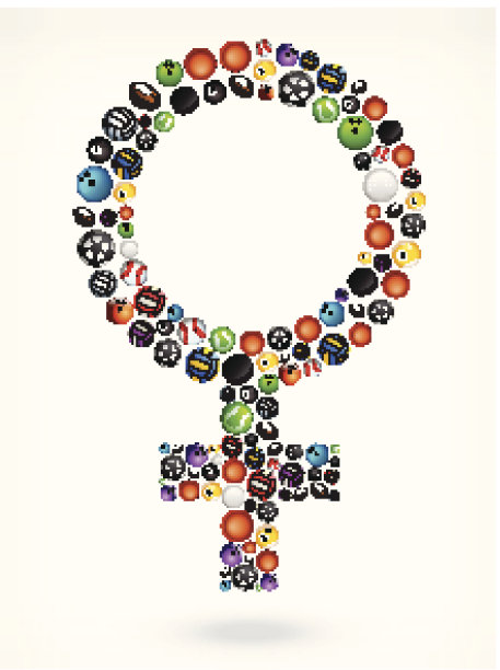 女人在运动球上签名图片下载