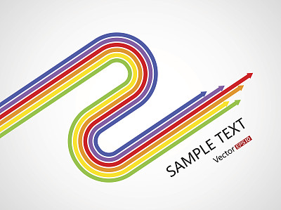 向前弯曲的箭头图片下载