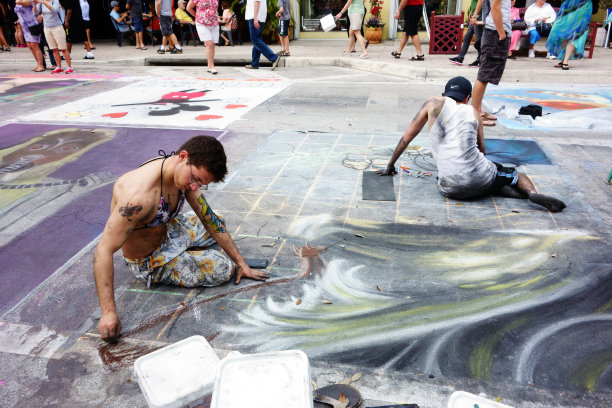 沃斯湖街绘画节图片下载
