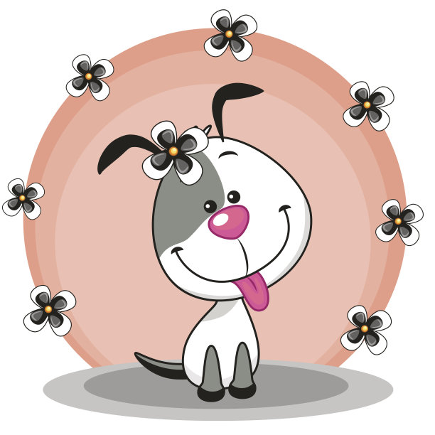 狗用鲜花图片下载