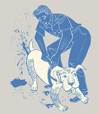 生病的狗图片下载