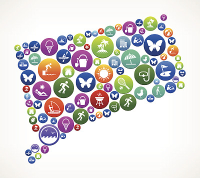 康涅狄格夏季时间的乐趣和户外矢量图形图片下载