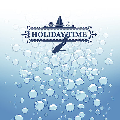 复古的水下运动图片下载