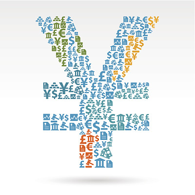 日元标志金融图标图片下载