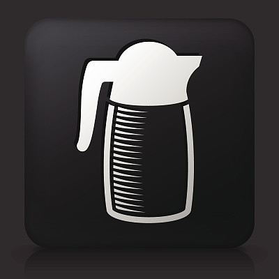 黑色方形按钮与热水瓶图片下载