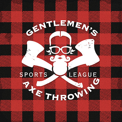 红色和黑色的斧头投掷标签图片下载