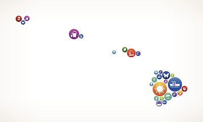 夏威夷夏季时间的乐趣和户外矢量图形图片下载