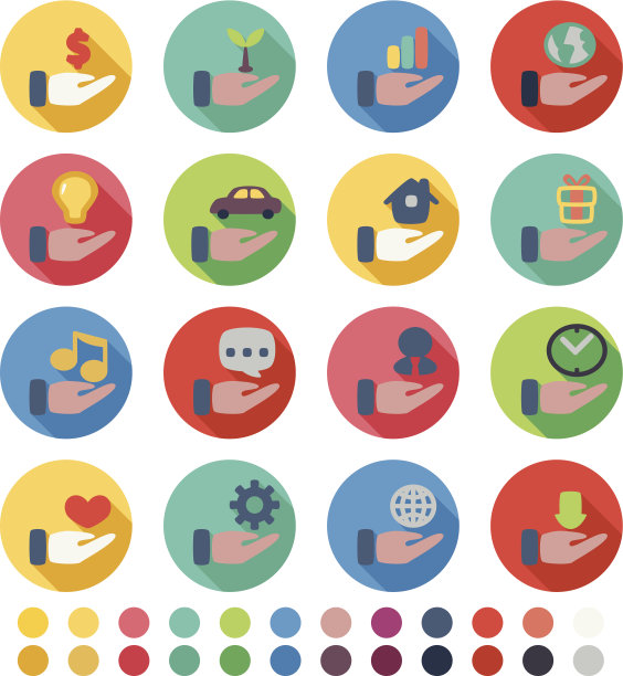 手概念图标图片下载