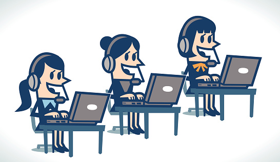 客户服务的女性图片下载