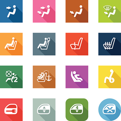 平面图标-汽车控制指示器图片下载