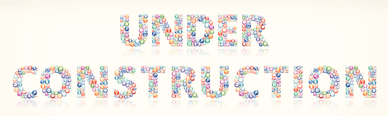 正在建设的现代技术和通信免版税载体艺术图片下载