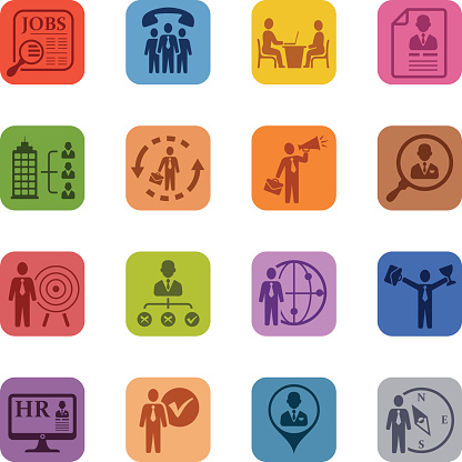 人力资源图标集图片下载