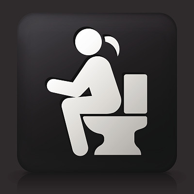 黑色方形按钮与使用厕所图片下载