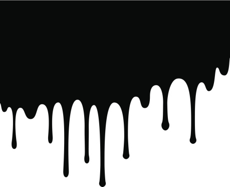 黑色颜料洒图片下载