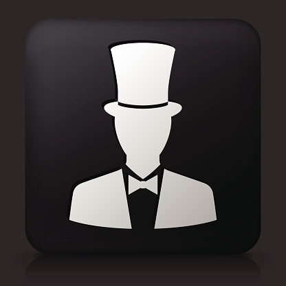 黑色方块按钮与魔术师图片下载