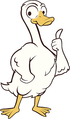 白鹅-竖起大拇指图片下载