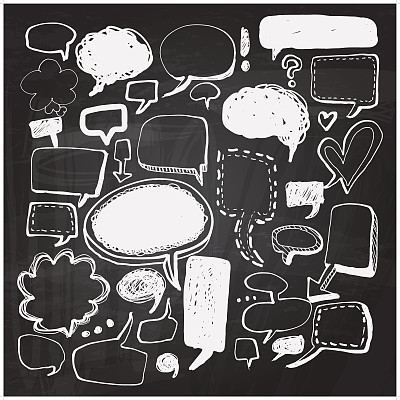 漫画演讲和思想泡泡图片下载