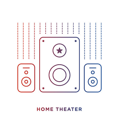 复古的演讲者的象征图片下载