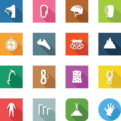 平面图标-攀登图片下载