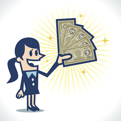 女人与金钱图片下载