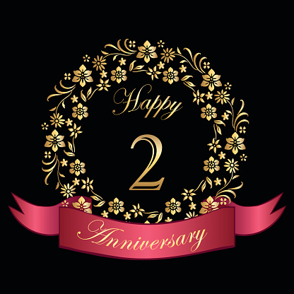 两周年快乐卡图片下载