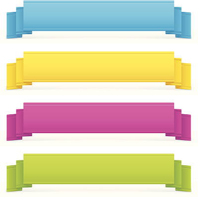 颜色的丝带图片下载