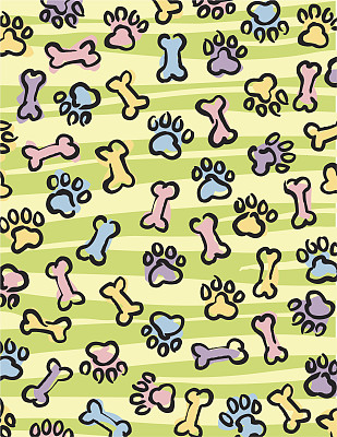 爪子和骨头背景二图片下载