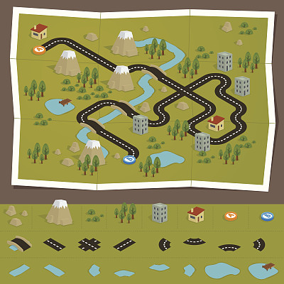 建立你自己的路线图图片下载