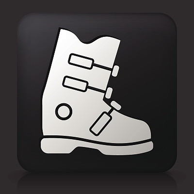 黑色方形钮扣与运动鞋图片下载