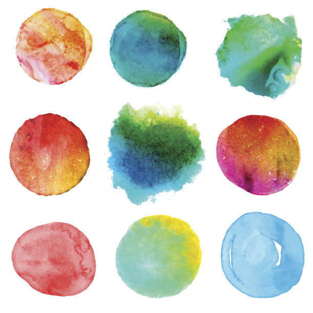 丰富多彩的画笔描边图片下载