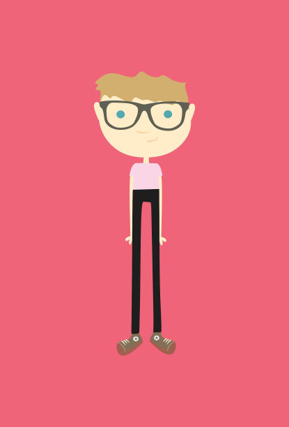 眼镜呆子图片下载