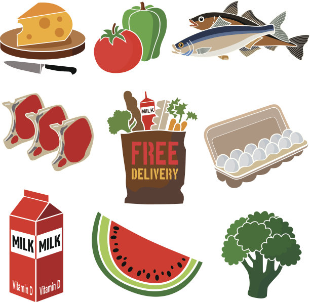 杂货配送图标设置图片下载