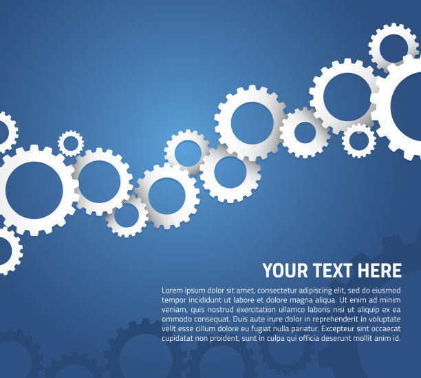 齿轮齿轮技术背景图片下载