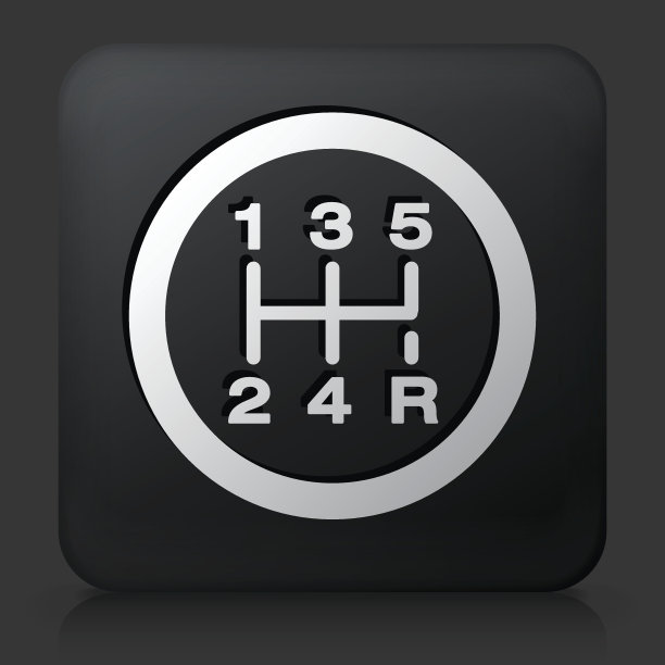 黑色方形按钮与手动变速图片下载