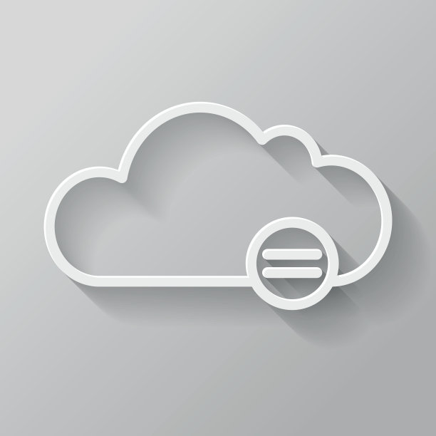 云纸细线界面图标与长影子图片下载