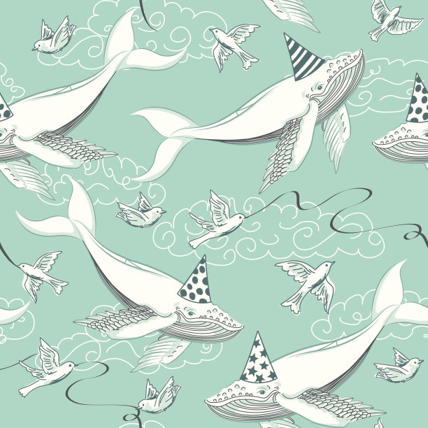 飞鲸生日派对图片下载