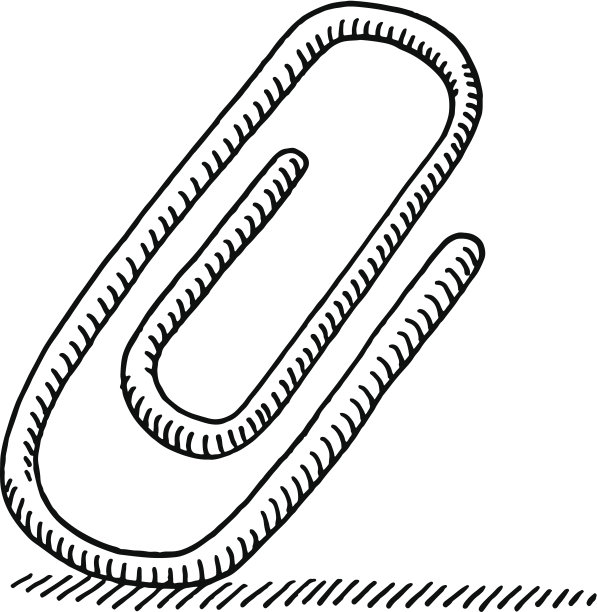 回形针符号绘制图片下载