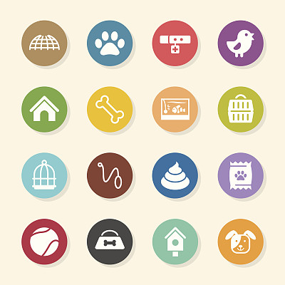 宠物图标-颜色圈系列图片下载