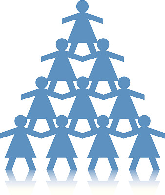 FemalePaperCutoutFiguresPyramid副本图片下载