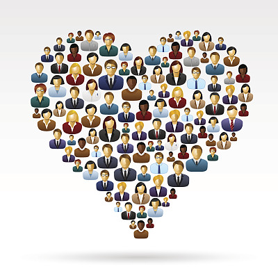 心形的商人图片下载