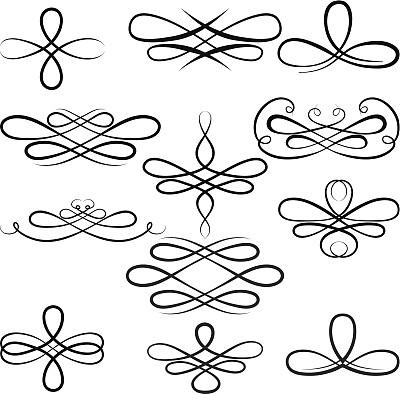 装饰性的漩涡图片下载