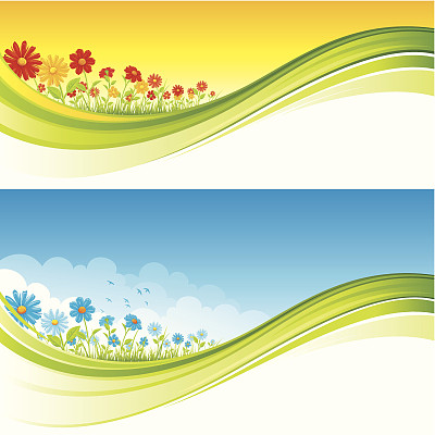 夏日的花田图片下载