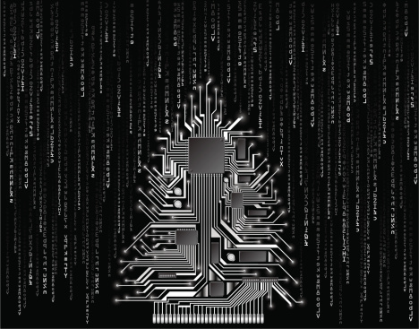 数字的圣诞树图片下载