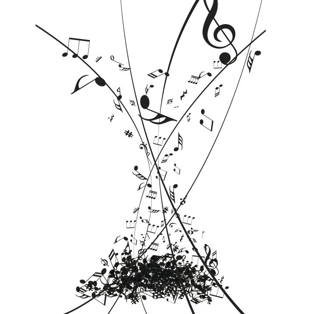 音乐抽象背景图片下载